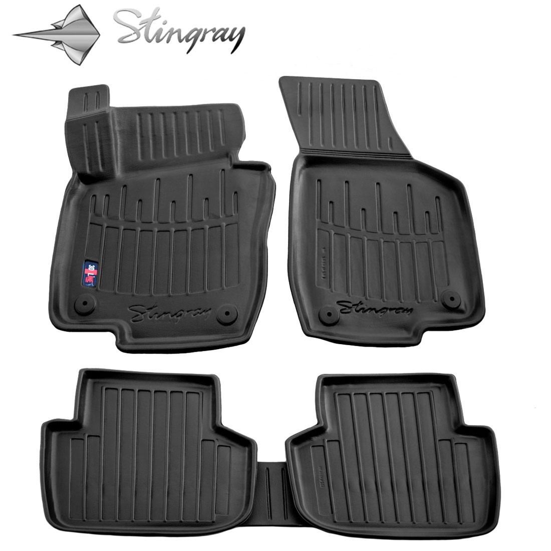  Kilimėliai 3D VOLKSWAGEN Passat B7 NMS USA 2011-2018, 5 vnt. black /5024145 Automobiliniai kilimėliai