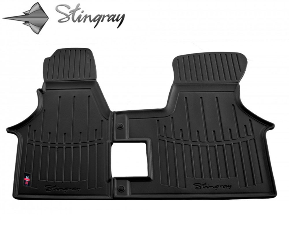  Kilimėliai 3D VOLKSWAGEN T4 1991-2003, 2 vnt. black /5024212 Automobiliniai kilimėliai