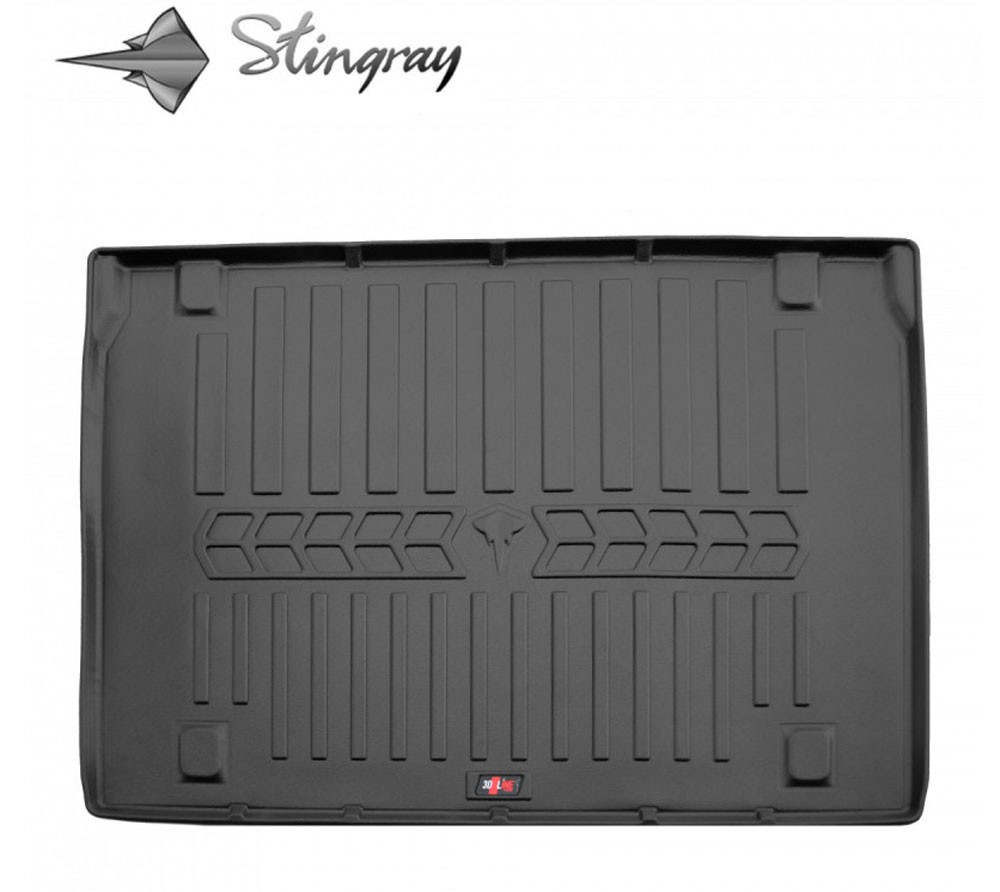 Guminis bagažinės kilimėlis FIAT Doblo 2010-2022 (trumpa bazė) black /6006021 Automobiliniai kilimėliai Guminis bagažinės kilimėlis FIAT Doblo 2010-2022 (trumpa bazė) black /6006021 Automobiliniai kilimėliai