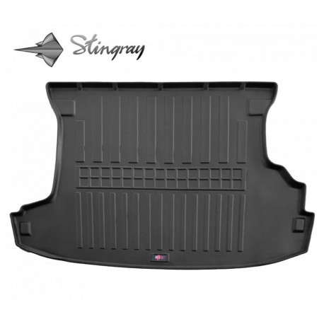  Guminis bagažinės kilimėlis NISSAN X-Trail T30 2001-2007, black /6014021 Automobiliniai kilimėliai