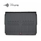 Guminis bagažinės kilimėlis PEUGEOT 3008 2008-2016 (lower trunk) black /6016081