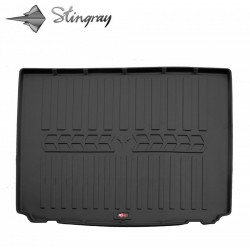 Guminis bagažinės kilimėlis PEUGEOT 407 2004-2011 (sedan) black /6016071
