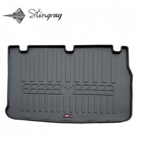  Guminis bagažinės kilimėlis RENAULT Scenic II 2003-2009 black /6018131 Automobiliniai kilimėliai