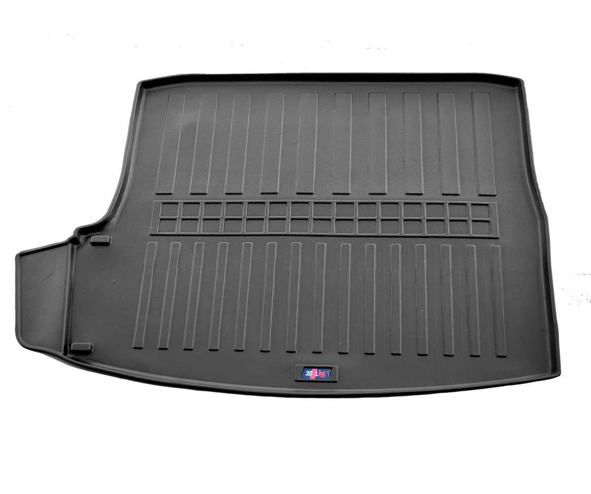  Guminis bagažinės kilimėlis SKODA Octavia II A5 2004-2013, (universal lower (apatinis)) black /6020011 Automobiliniai kilimėliai