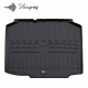 Guminis bagažinės kilimėlis SKODA Fabia II 5J 2007-2014 (hatchback) black /6020141