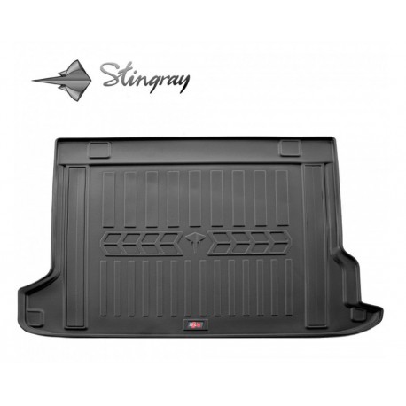  Guminis bagažinės kilimėlis TOYOTA Land Cruiser Prado J150 2017- 5 seats black /6022111 Automobiliniai kilimėliai