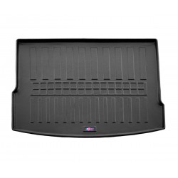 Guminis bagažinės kilimėlis VOLKSWAGEN Tiguan II 2016-2024, (upper (viršutinis)) black /6024031