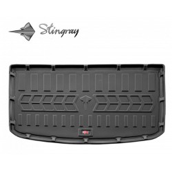 Guminis bagažinės kilimėlis VOLKSWAGEN ID.6 2021- (7 seats used) black /6024231