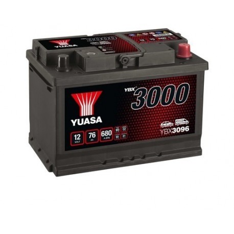 YUASA YUASA YBX3096 76AH 680A Akumuliatoriai