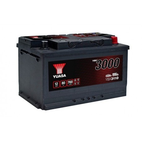 YUASA YUASA YBX3110 80AH 760A Akumuliatoriai