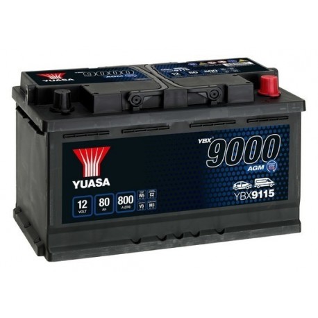 YUASA YUASA YBX9115 80AH 800A Akumuliatoriai