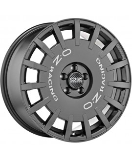Rally Racing Dark Graphite Silver Lettering