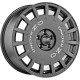 Rally Racing Dark Graphite Silver Lettering