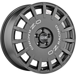 Rally Racing Dark Graphite Silver Lettering
