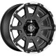 SPARCO DAKAR MATT BLACK LIP POLISHED+RIVETS