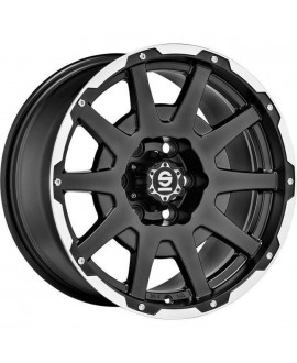 SPARCO DAKAR MATT BLACK LIP POLISHED+RIVETS