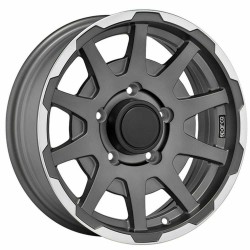 SPARCO DAKAR MATT DARK GREY LIP POLISHED