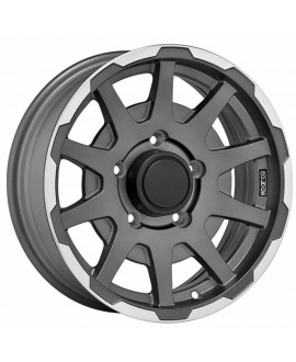 SPARCO DAKAR MATT DARK GREY LIP POLISHED