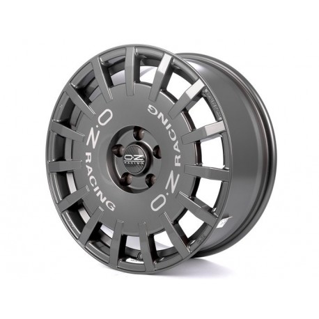 OZ Racing RALLY RACING DARK GRAPHITE SILVER LETTERING Ratlankiai