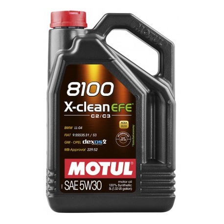 MOTUL 5W30 MOTUL 8100 X-CLEAN EFE C2/C3 5L Alyva