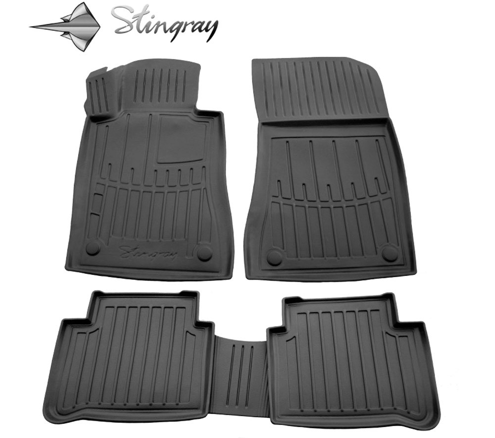  Kilimėliai 3D MERCEDES BENZ W211 E 2002-2009, 5 pc. (2WD) black /5012095 Automobiliniai kilimėliai