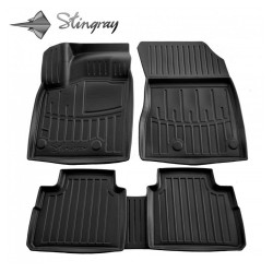 Kilimėliai 3D NISSAN Rogue T33 2021-, 5 pc. (gasoline vers.) black /5014135