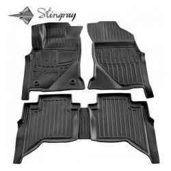 Kilimėliai 3D TOYOTA Hilux VIII Crew Cab 2015-, 5 pc. black /5022325