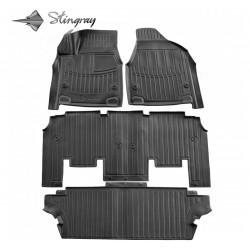 Kilimėliai 3D CHRYSLER Pacifica II RU 2016-, 4 pc. (7 seats) black /5061014