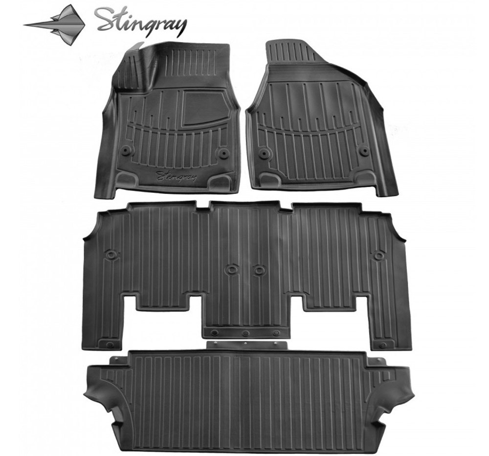 Kilimėliai 3D CHRYSLER Pacifica II RU 2016-, 4 pc. (7 seats) black /5061014 Automobiliniai kilimėliai Kilimėliai 3D CHRYSLER Pacifica II RU 2016-, 4 pc. (7 seats) black /5061014 Automobiliniai kilimėliai