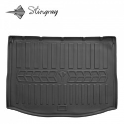 Guminis bagažinės kilimėlis SUZUKI SX4 III S-Cross 2021- (also hybrid, upper trunk) black /6021011