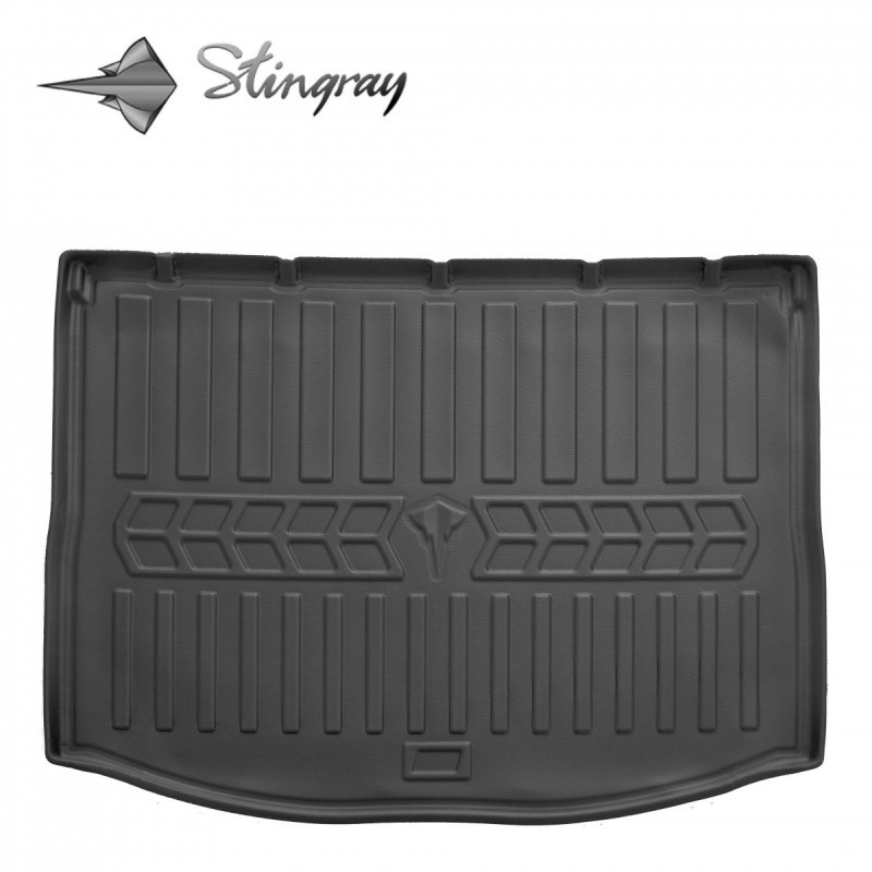  Guminis bagažinės kilimėlis SUZUKI SX4 III S-Cross 2021- (also hybrid, upper trunk) black /6021011 Automobiliniai kilimėliai