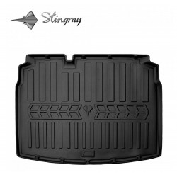 Guminis bagažinės kilimėlis VOLKSWAGEN Golf VI 2008-2012 (hatchback, lower boot) black /6024411