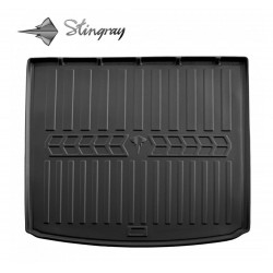 Guminis bagažinės kilimėlis VOLKSWAGEN Touran II 2015- (upper boot) black /6024341