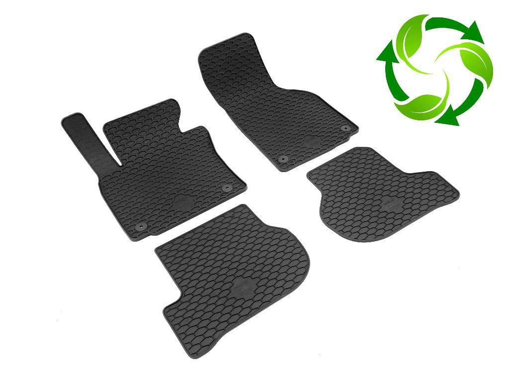  Kilimėliai SKODA Octavia II 2004-2013 black, round clips) /P223304 Automobiliniai kilimėliai