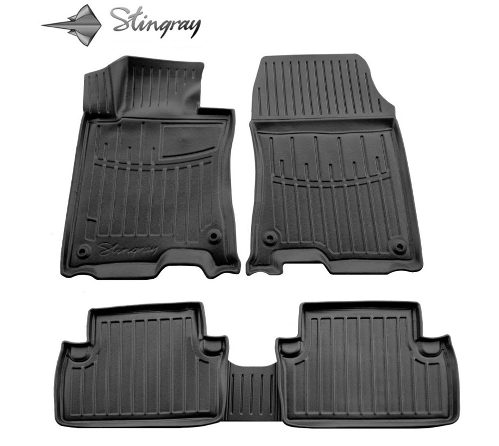  Kilimėliai 3D HONDA Accord VIII 2008-2013, 5 pc. black /5008085 Automobiliniai kilimėliai
