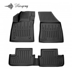 Kilimėliai 3D RENAULT Megane IV 2016- hatchback, 5 pc. (hatchback) black /5018365