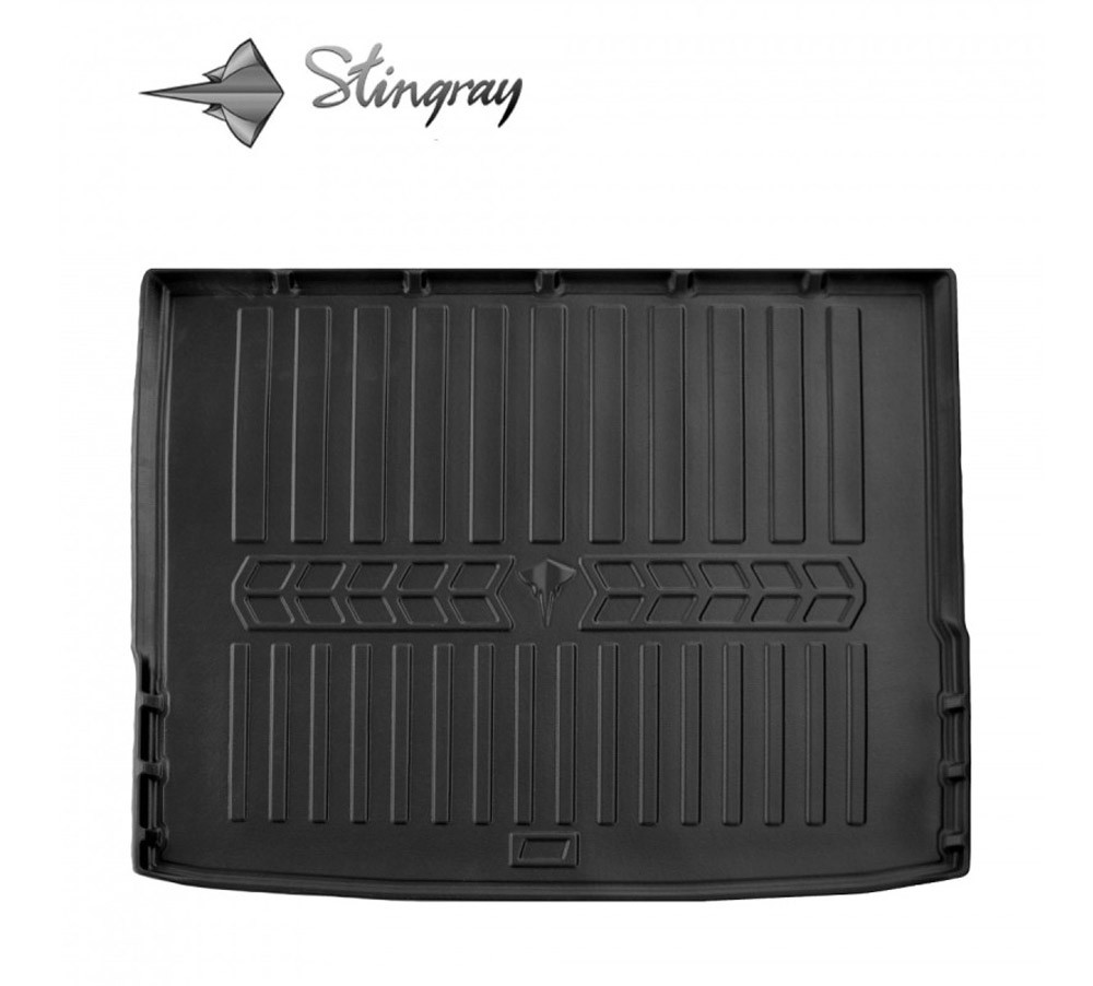  Guminis bagažinės kilimėlis FORD Focus IV C519 2018- (COMBI/upper trunk) black /6007211 Automobiliniai kilimėliai