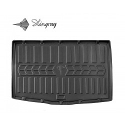 Guminis bagažinės kilimėlis FORD Focus IV C519 2018- (COMBI/lower trunk) black /6007221