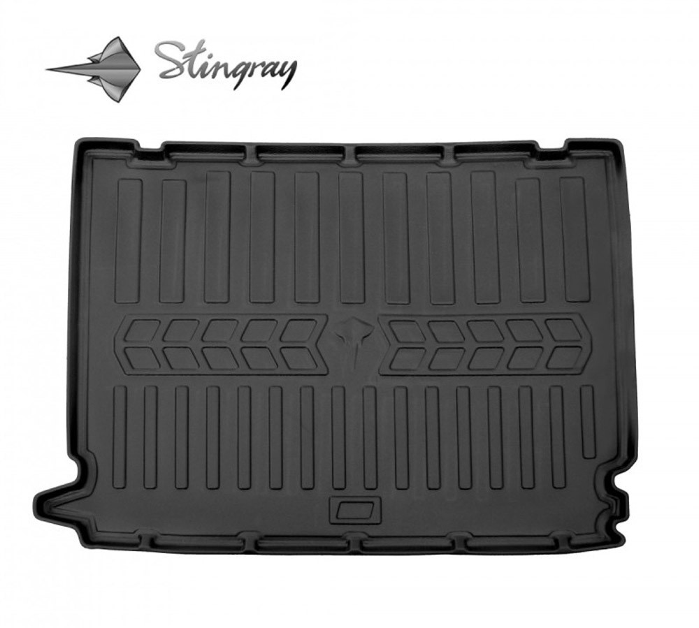 Guminis bagažinės kilimėlis RENAULT Clio IV 2012-2020 (universal/lower trunk) black /6018381 Automobiliniai kilimėliai Guminis bagažinės kilimėlis RENAULT Clio IV 2012-2020 (universal/lower trunk) black /6018381 Automobiliniai kilimėliai