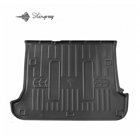 Guminis bagažinės kilimėlis TOYOTA Land Cruiser Prado J120 2002-2009 (5 seats) black /6022311 Automobiliniai kilimėliai