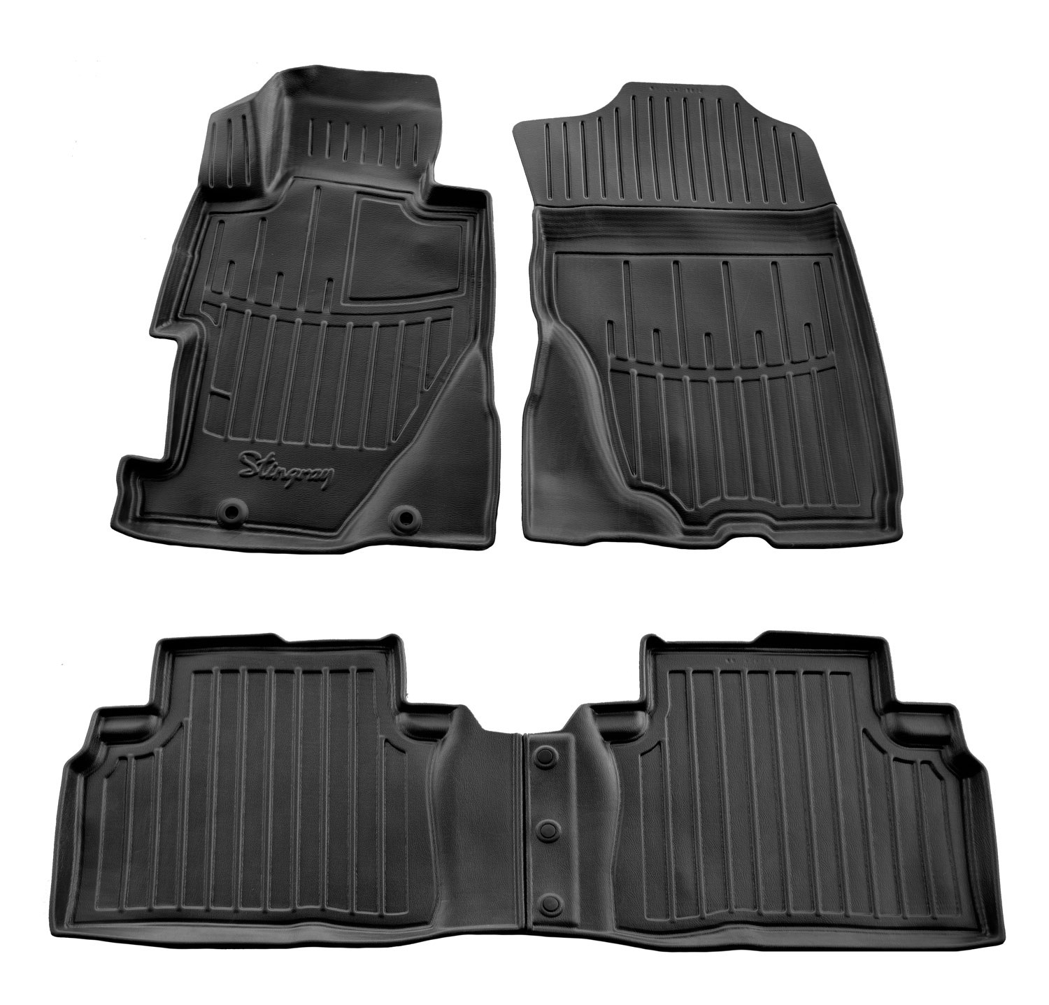  Kilimėliai 3D HONDA Civic 4D (sedan) 2006-2011, 4 pc. black /5008134 Automobiliniai kilimėliai