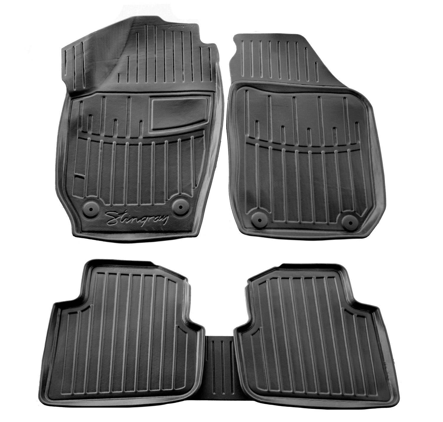  Kilimėliai 3D SKODA Roomster 2006-2015, 5 pc. black /5020145 Automobiliniai kilimėliai