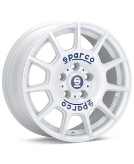 SPARCO TERRA WHITE BLUE LETTERING