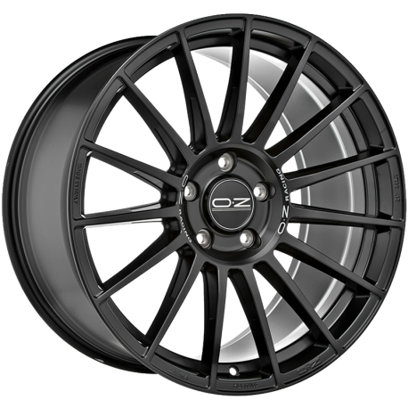 OZ Racing SUPERTURISMO DAKAR MATT BLACK SILVER LETTERING Ratlankiai