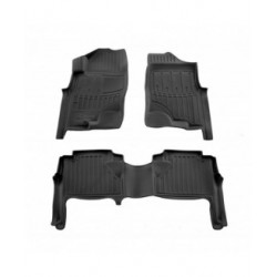 Kilimėliai 3D NISSAN Navara (D40) (2005-2010), 3 vnt. juodi /5014223