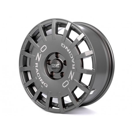 OZ Racing RALLY RACING DARK GRAPHITE SILVER LETTERING Ratlankiai