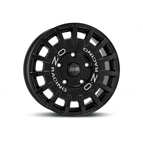 OZ Racing RALLY RACING MATT BLACK SILVER LETTERING Ratlankiai