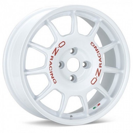 OZ Racing LEGGENDA WHITE RED LETTERING Ratlankiai