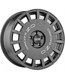 Rally Racing Dark Graphite Silver Lettering