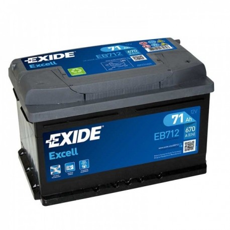EXIDE EXIDE 71AH 670A Akumuliatoriai